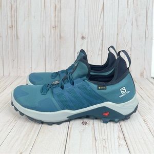 Salomon Madcross GTX Trail Shoes Sneakers Men’s Size 13 Blue Gray 414406
